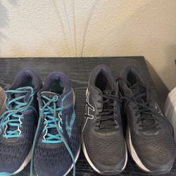 Women’s Size 8.5 - 10: Shoes – Brooks, ASICS, Flats, Heels – 7 Pairs