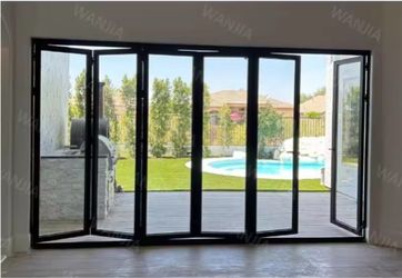 Aluminum bifolding doors