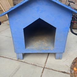 Wooden dog house
