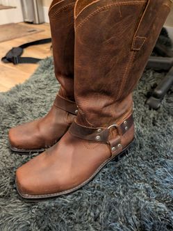 Cody James harness cowboy boots 12 leather
