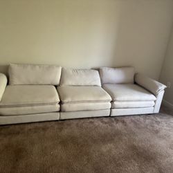 Tan Couch ( Looks Brighter In Person Bad Lighting)