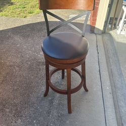 Bar Stools Walnut Black Brown H Counter