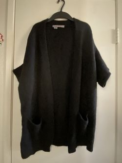 High Quality Wool Cardigan Black
