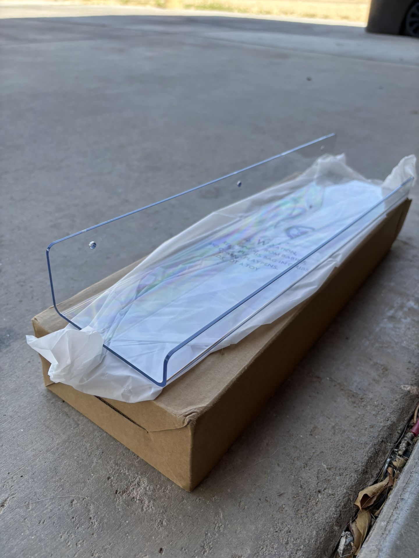 Clear Acrylic Shelves