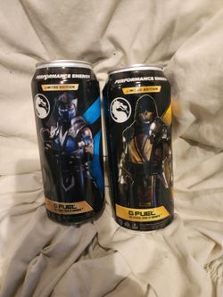 G Fuel Mortal Kombat 11 Energy Drink Cans