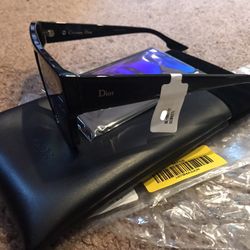 Dior 62MM Diorhit Flat Top Sunglasses Unisex Black