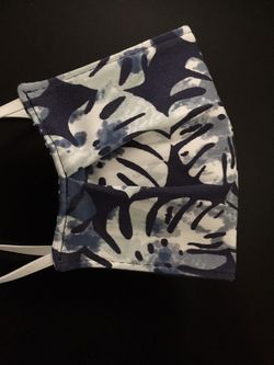 TROPICAL BLUE Adult Face Mask *20SPrint Reversible