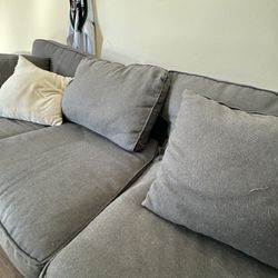 Dark Grey Couch 