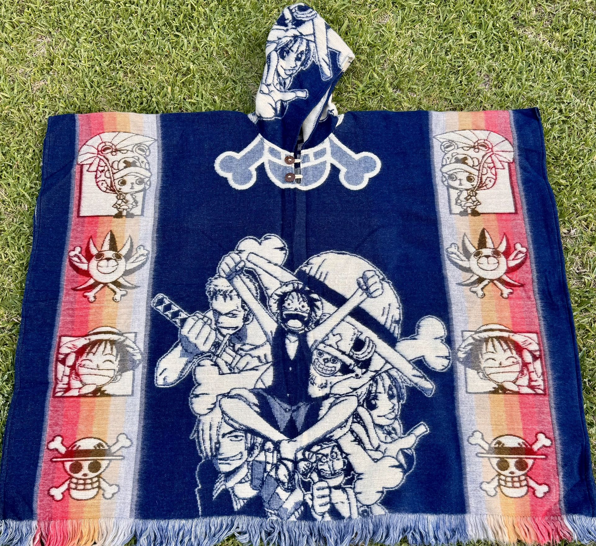One Piece Adult Size Alpaca Poncho