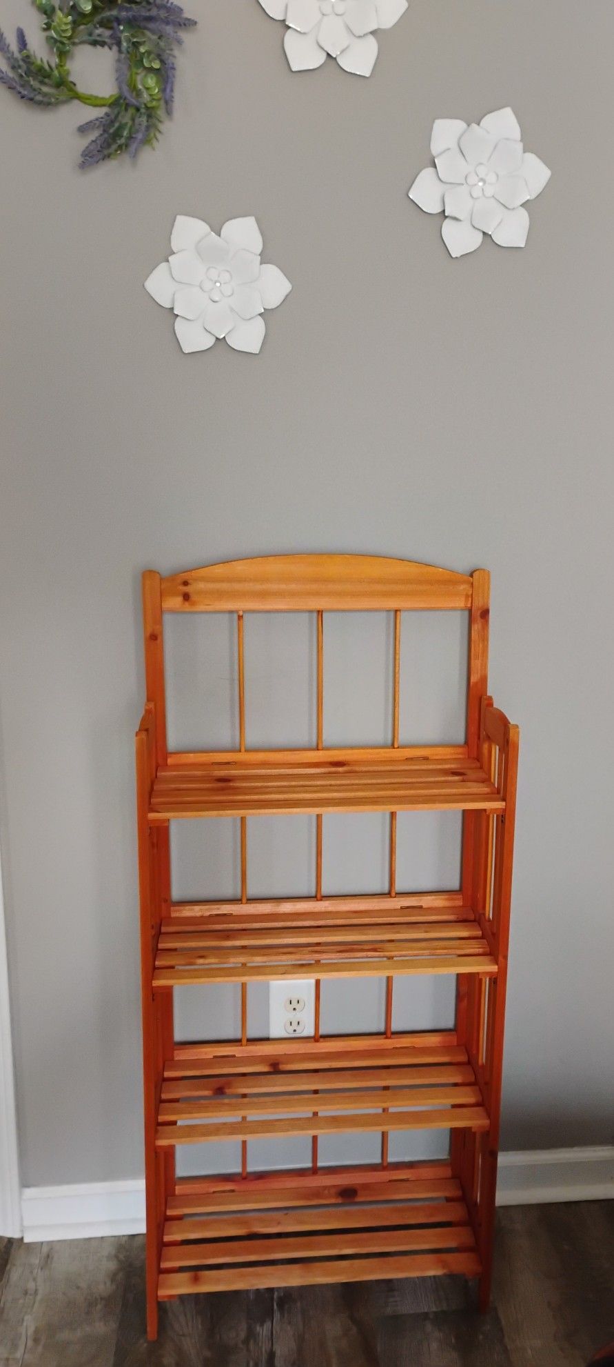 Folding Wooden Shelf