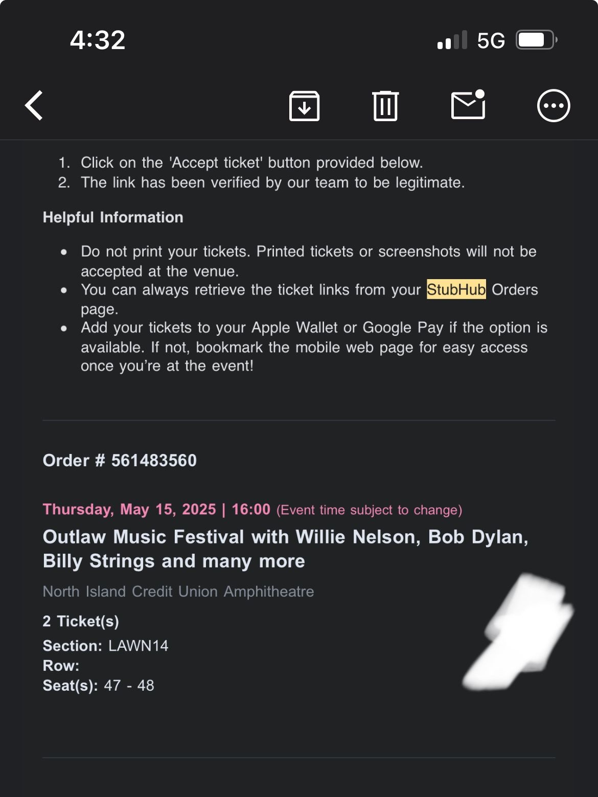 2 Tix: Outlaw Music Fest: Willie Nelson, Bob Dylan