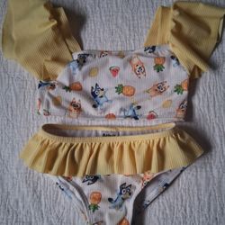 Bluey Two-Piece Bathing Suit Size 3T