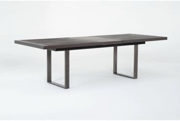 Wooden Brown Dining Table (+ Extender)