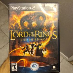 Ps2 PlayStation 2 Lord Of The Rings