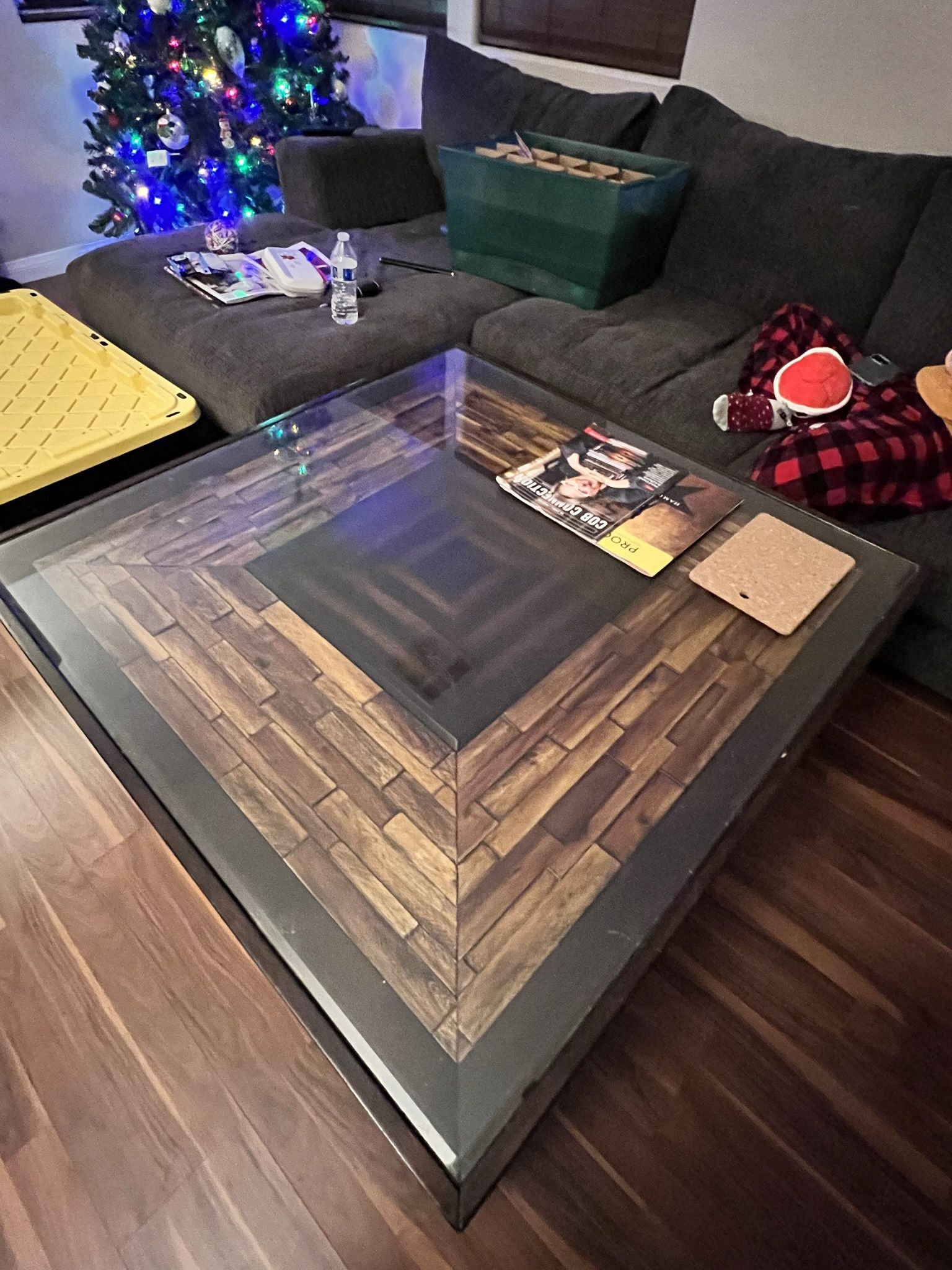 Coffee Table W/ Glass Top
