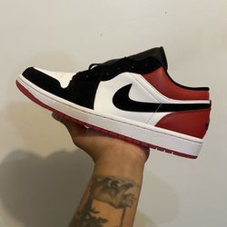 Jordan 1 Low Black Toe Size 10.5 Men’s 