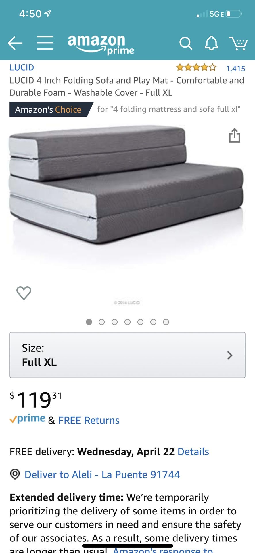 Mattress sofa