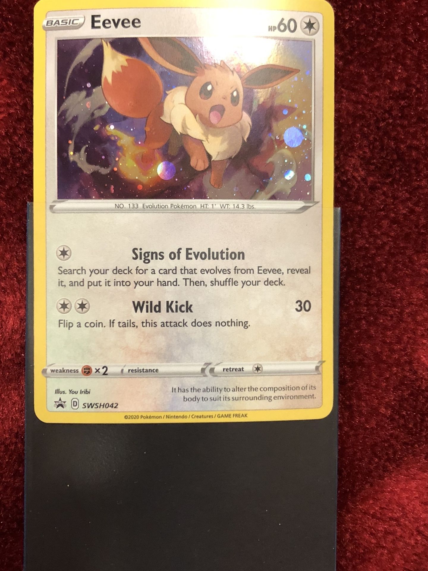 Eevee Pokemon Card