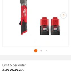 Firm Price🛑 FUEL 3/8" Right Angle Impact Wrench With 1.5 Ah Batt&Charger Used like precio firme🛑