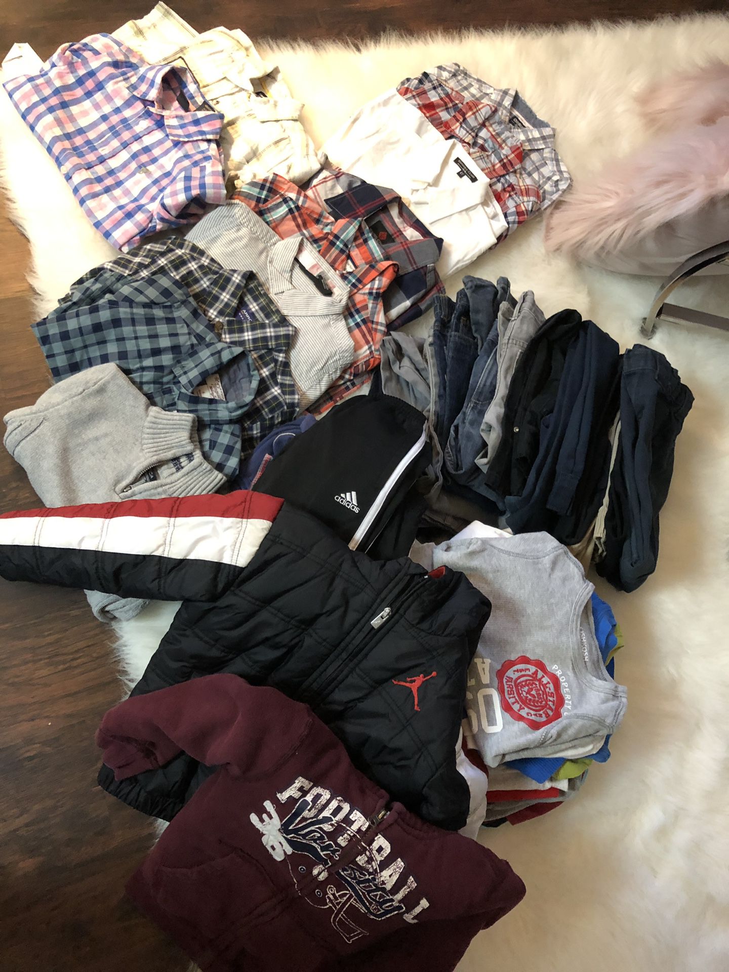 boy clothes size 4-5, jackets, tennis
