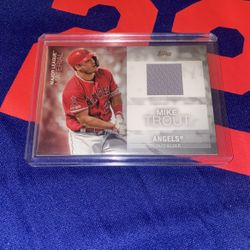 2020 MLB Topps Mike Trout Jersey Card!