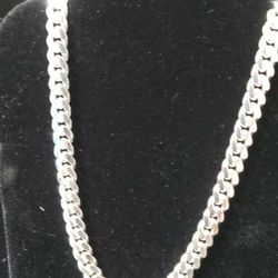 Sterling Silver Miami Cuban Link Chain 