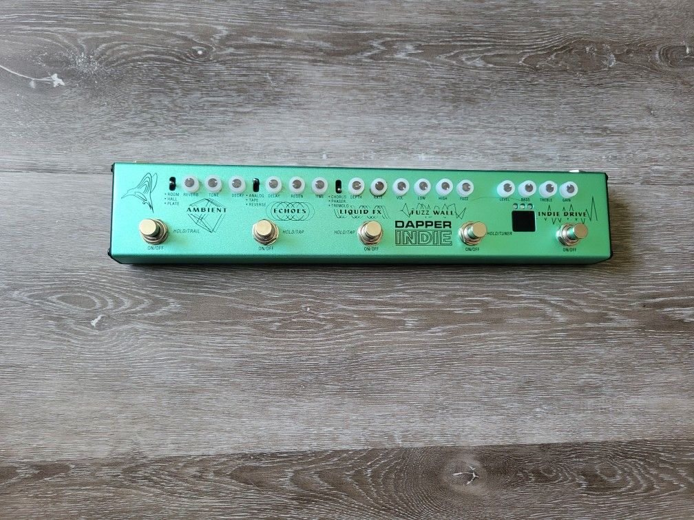 Valeton Multi Effects Electric Guitar Pedal Dapper Indie Distortion, Reverb. Delay, Chorus Fuzz