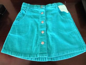 NWT Osh Kosh B’Gosh Girls Teal Corduroy size 5