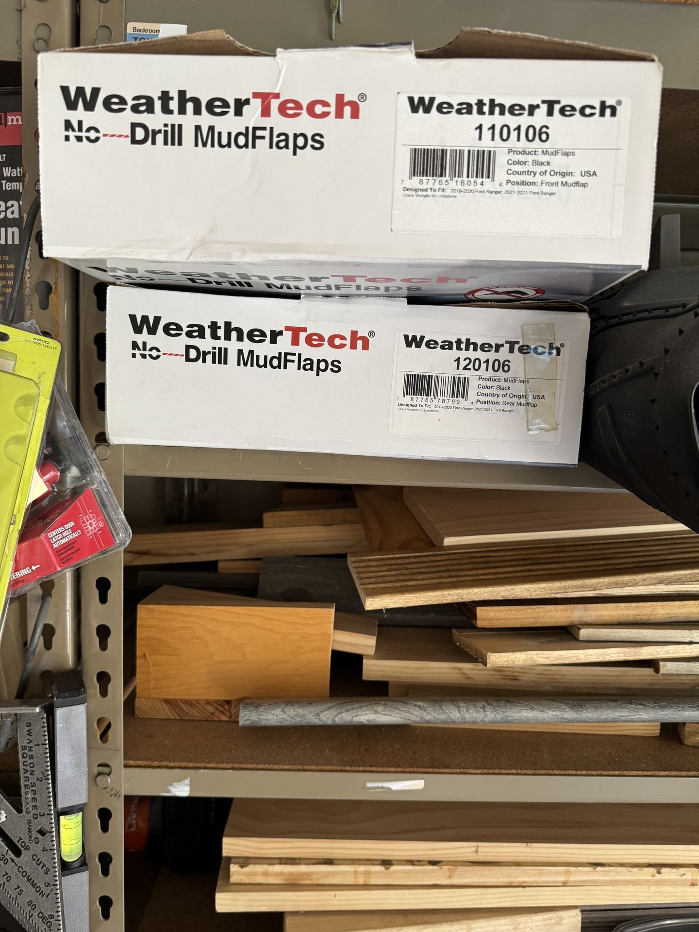 Weather Tech Mud Flaps 2019-2021 Ford Ranger