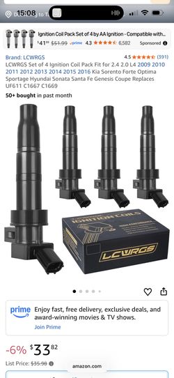 2009-2016 Kia Hyundai and genesis coil packs