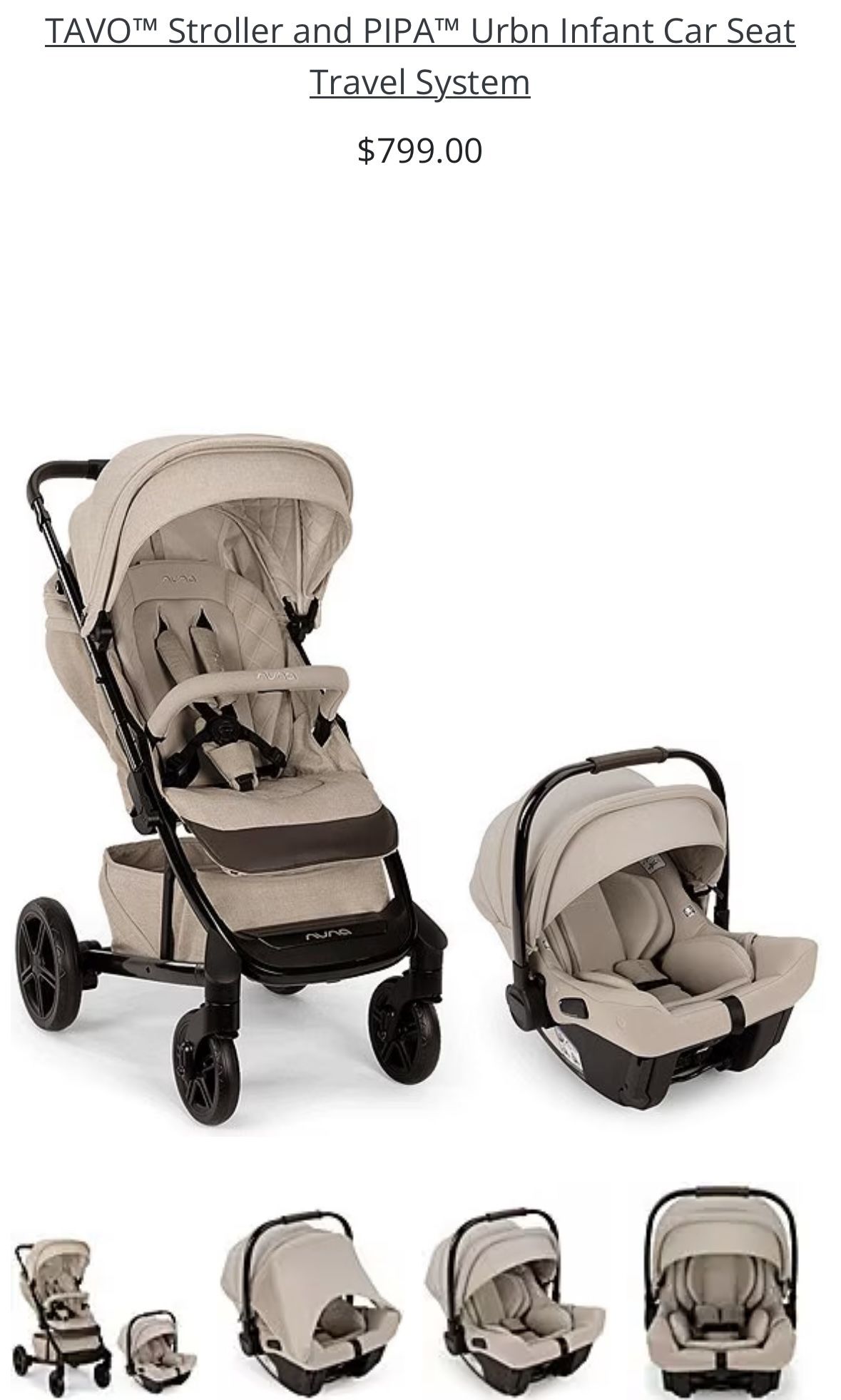 Nuna Stroller And Car Seat