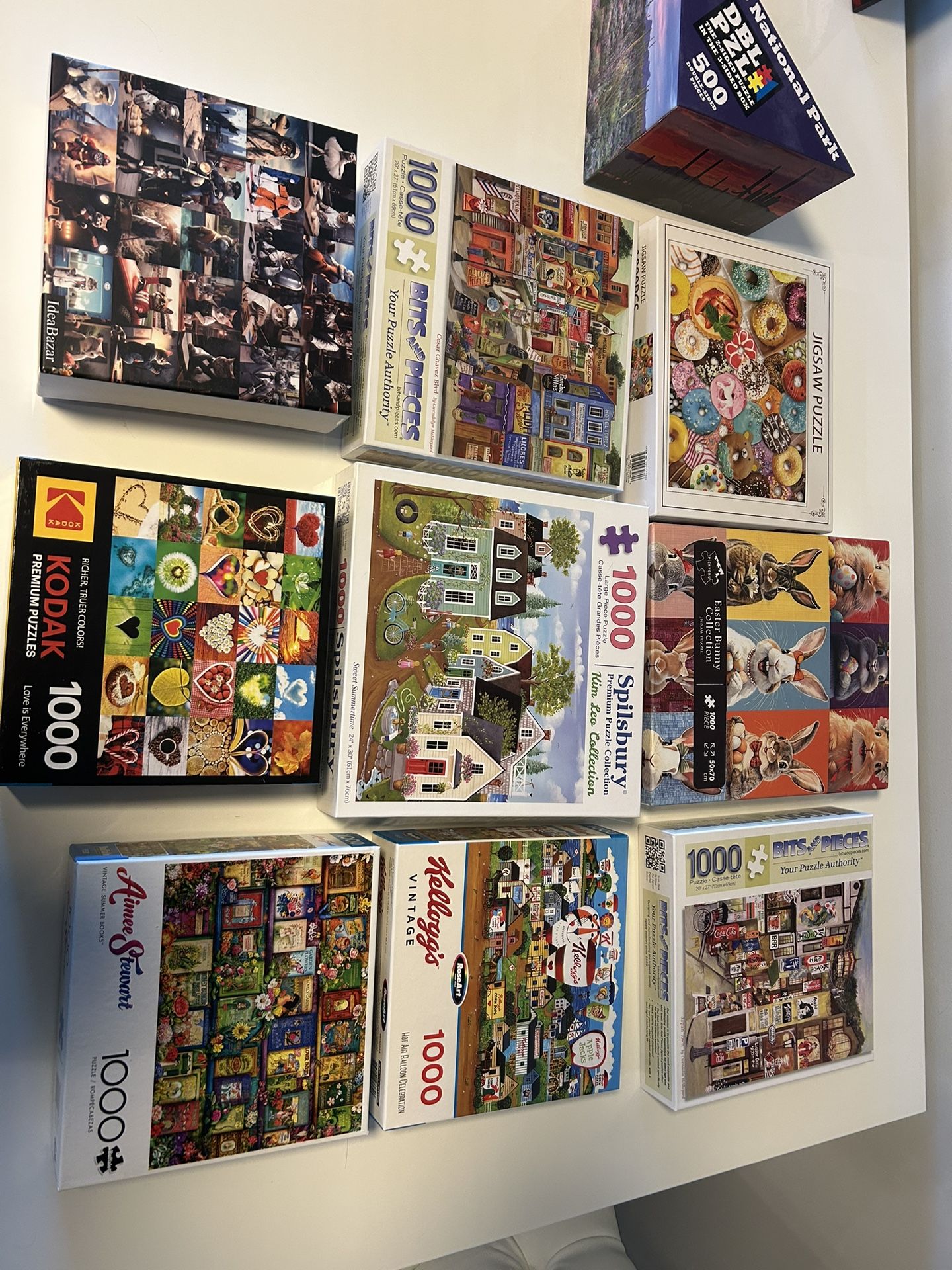 10 Jigsaw Puzzles 1000 Pieces