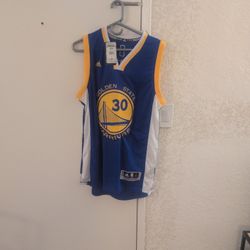 Golden State Warriors Stephen Curry #30 Basketball Jersey Large 