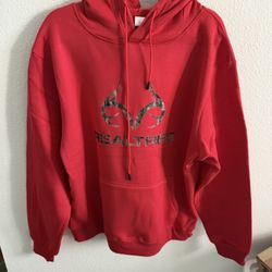 Realtree Men’s Red Sweatshirt Hoodie 