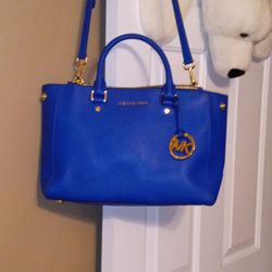 Beautiful Blue Michael Kors Bag