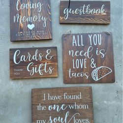 Wedding Signs