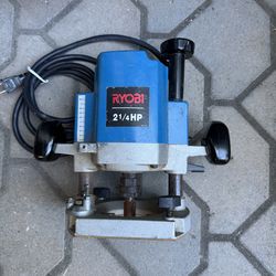 Ryobi Router Blue.  2 1/4 HP