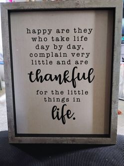 Thankful Wall Art