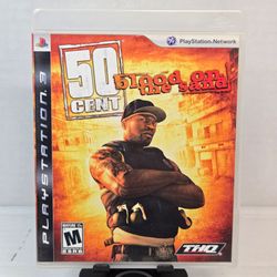50 Cent Blood on the Sand PS3 PlayStation 3 Complete with Manual