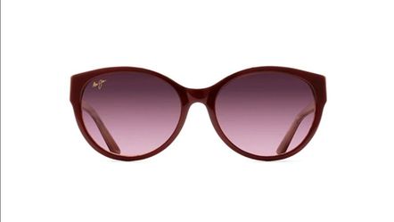 Maui Jim Women's Venus Pools sunglasses in "Ruby with Sandstone" (Style: MJ100-04) EUC