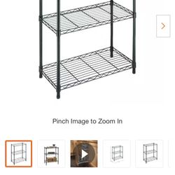 3 Shelf HDX Black