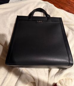 Michael Kors black leather bag