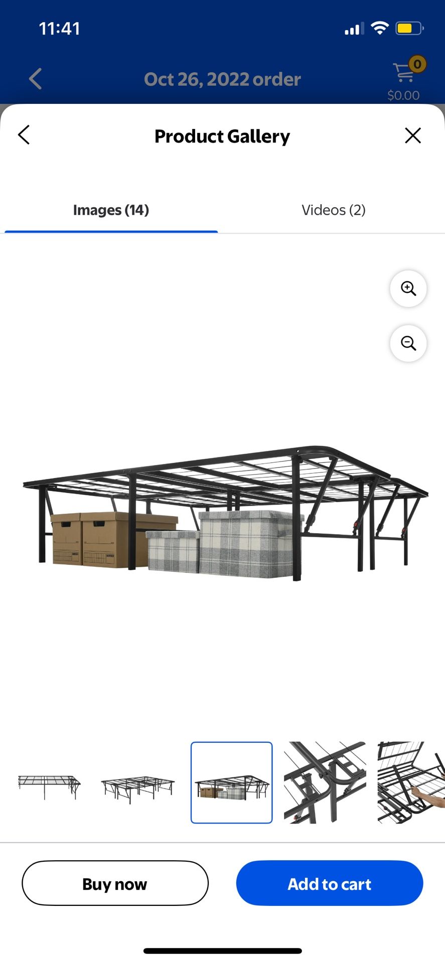 Queen Foldable Bed Frame 