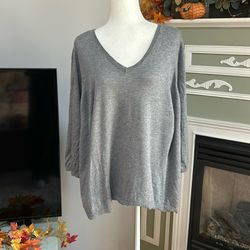 Lane Bryant sweater with accordion back