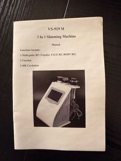 3 in 1 Slimming Machine