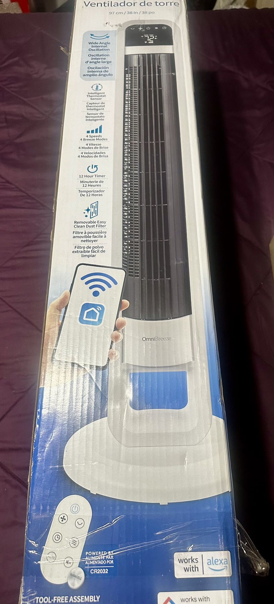 Omni Breeze Tower Fan