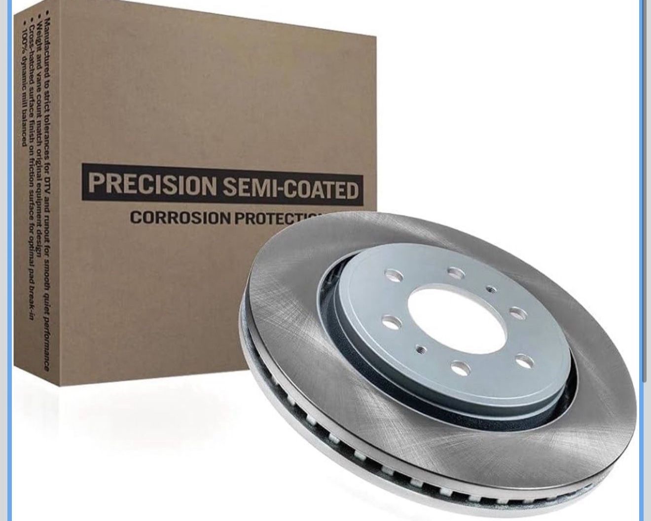 Power Stop Semi Coated Rotor - JBR712SCR