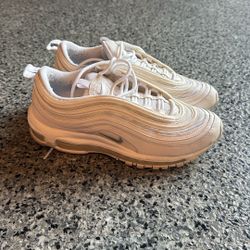  Air Max 97 Shoes Sneakers - Triple White Wolf Grey (921826-101)