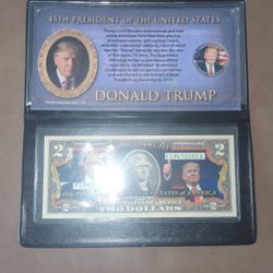 Donald Trump Custom 2 Dollar Bill