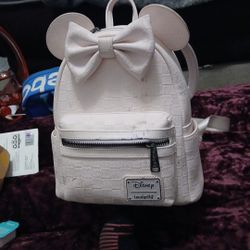 Pink Mini Mouse Backpack 